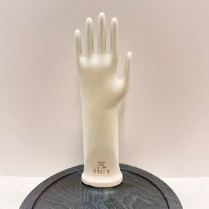 VTG Rosenthal Technik Germany White Porcelain Glove Hand Mannequin Display Art